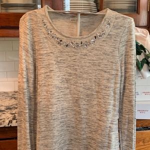 Maison Jules‎ jewel neck long sleeve top. Worn once.